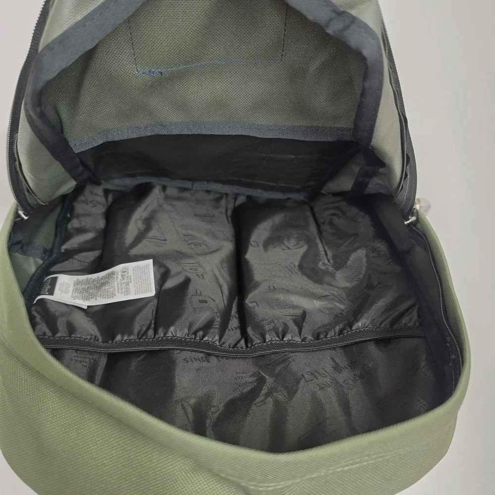 JanSport Right Pack Backpack Premium Cordura Fabric Suede Bottom Cargo Green